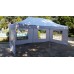 GAZEBO 3x6 M Estensibile Tela OXFORD PVC IMPERMEABILE - FIERE FESTE SAGRE MANIFESTAZIONI